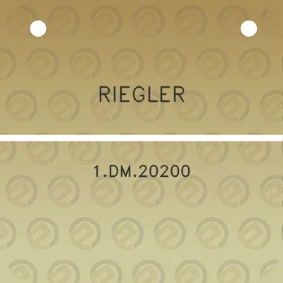 riegler-1dm20200