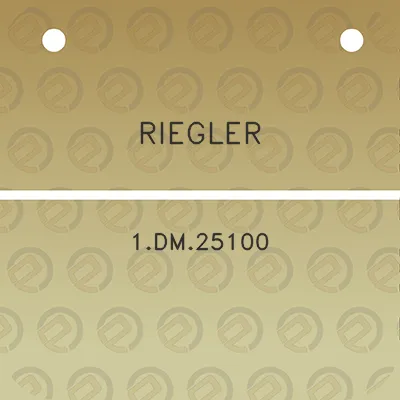 riegler-1dm25100