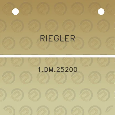 riegler-1dm25200