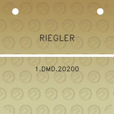 riegler-1dmd20200