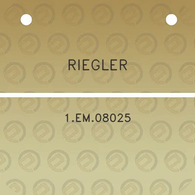 riegler-1em08025