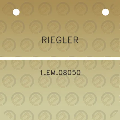 riegler-1em08050