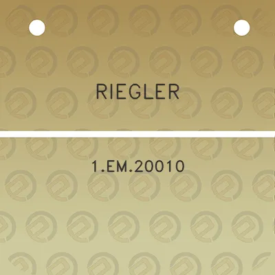 riegler-1em20010