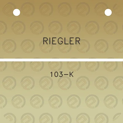 riegler-103-k