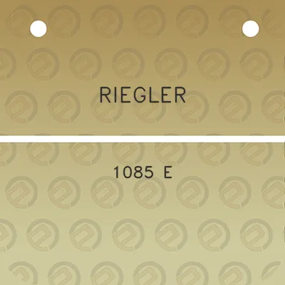 riegler-1085-e