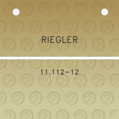 riegler-11112-12