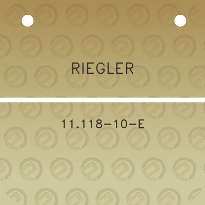 riegler-11118-10-e