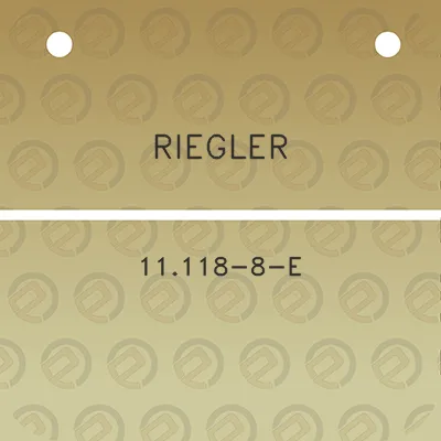 riegler-11118-8-e