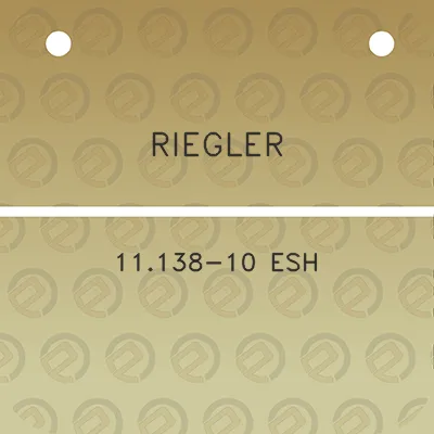 riegler-11138-10-esh