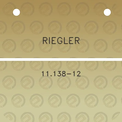 riegler-11138-12