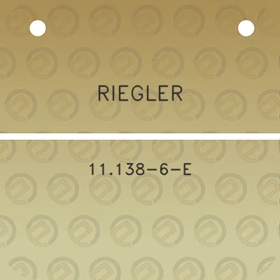 riegler-11138-6-e