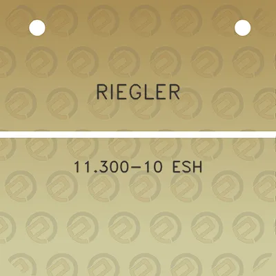 riegler-11300-10-esh