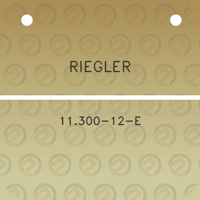 riegler-11300-12-e