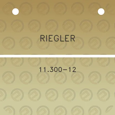 riegler-11300-12