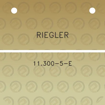 riegler-11300-5-e