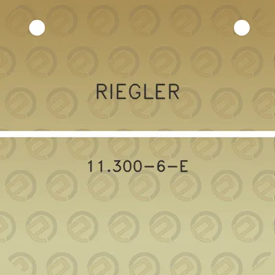 riegler-11300-6-e