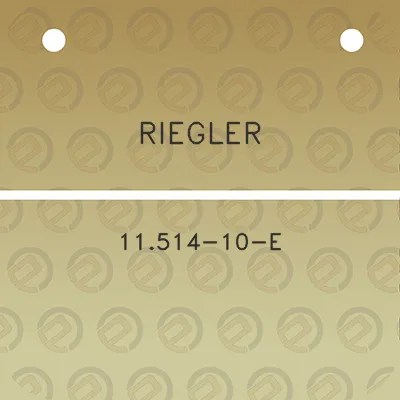 riegler-11514-10-e