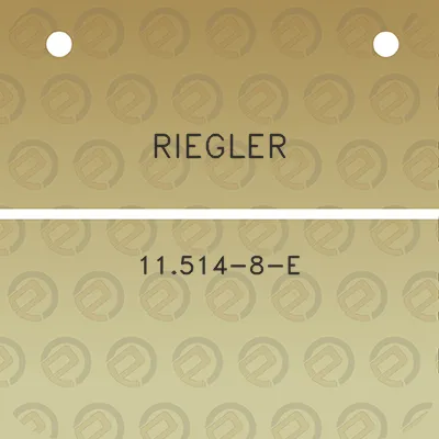 riegler-11514-8-e