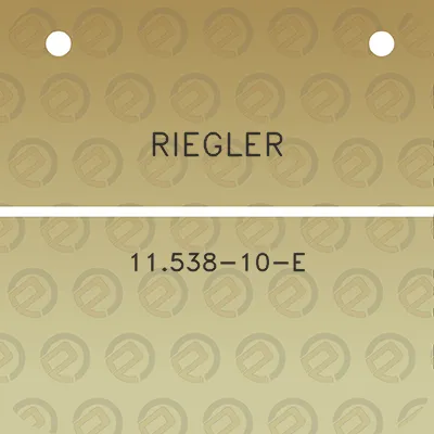 riegler-11538-10-e