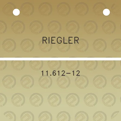 riegler-11612-12