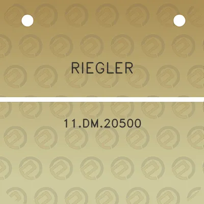 riegler-11dm20500