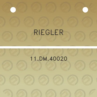 riegler-11dm40020