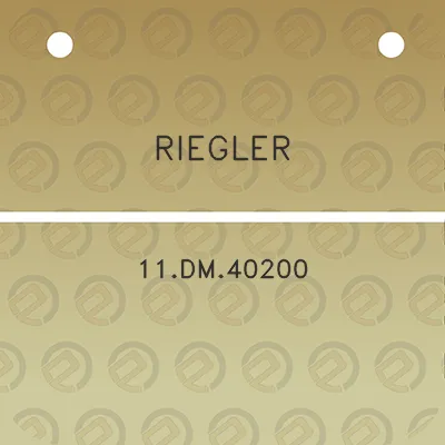 riegler-11dm40200