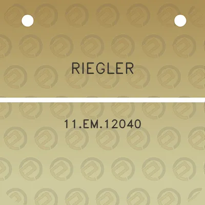 riegler-11em12040