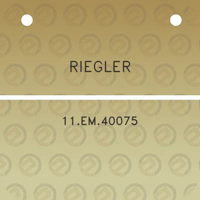 riegler-11em40075