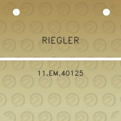 riegler-11em40125