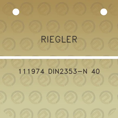 riegler-111974-din2353-n-40