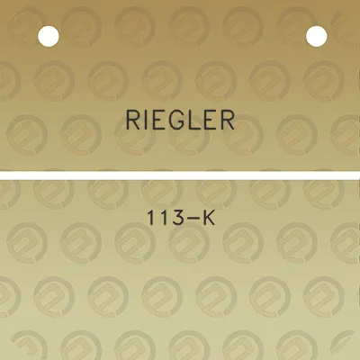 riegler-113-k