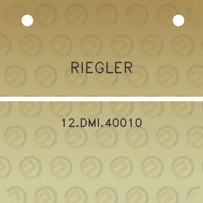 riegler-12dmi40010