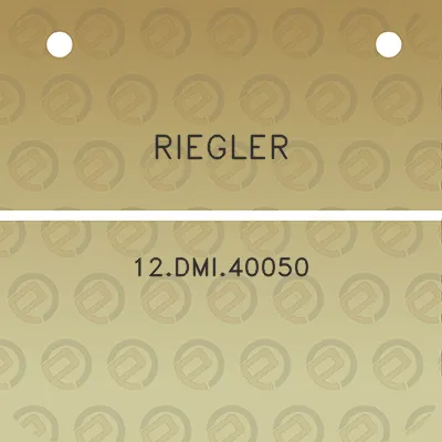 riegler-12dmi40050