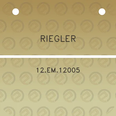 riegler-12em12005