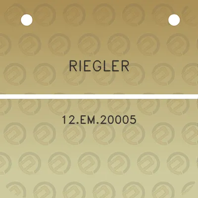 riegler-12em20005