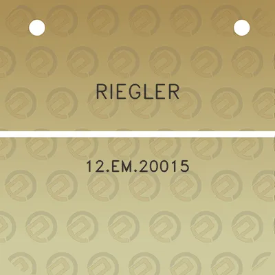 riegler-12em20015