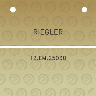 riegler-12em25030