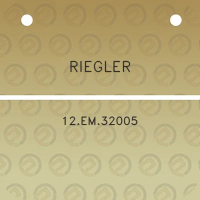 riegler-12em32005