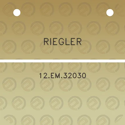 riegler-12em32030