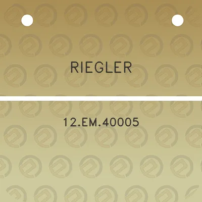 riegler-12em40005