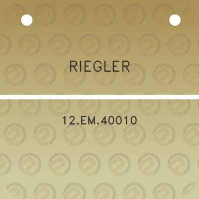 riegler-12em40010