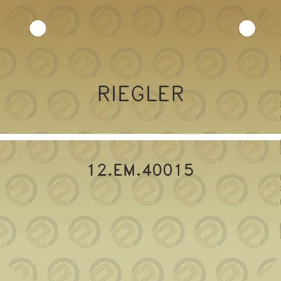 riegler-12em40015