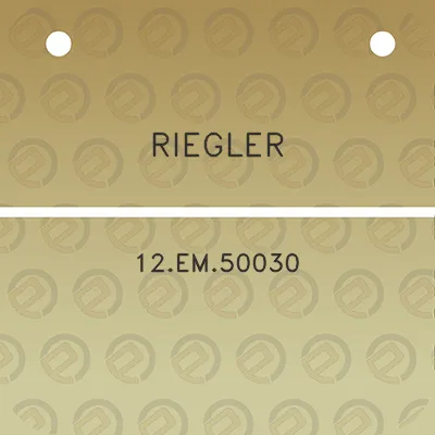 riegler-12em50030