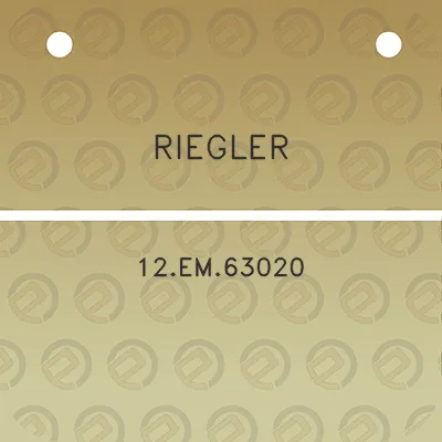 riegler-12em63020