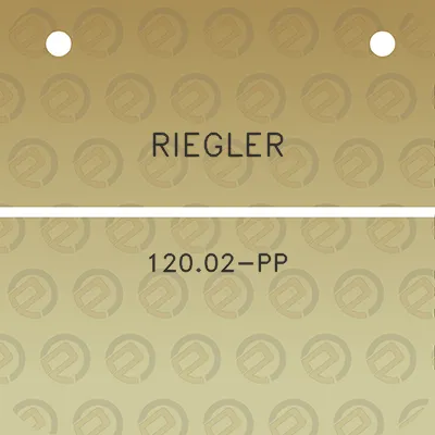 riegler-12002-pp