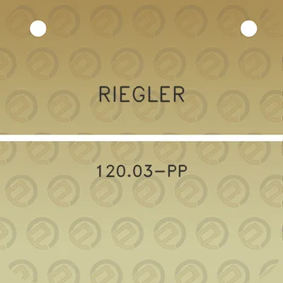 riegler-12003-pp