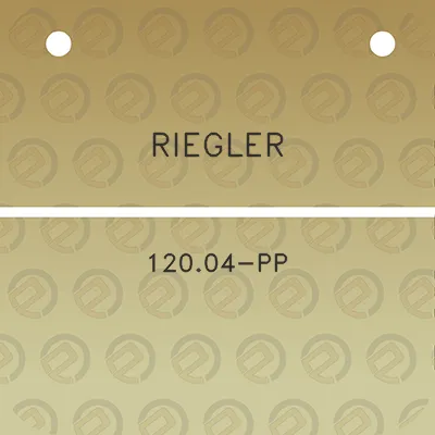 riegler-12004-pp