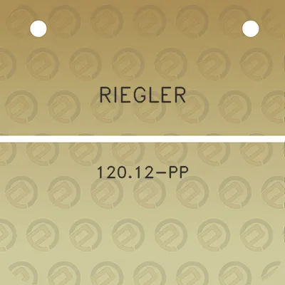 riegler-12012-pp