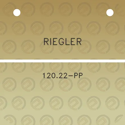 riegler-12022-pp